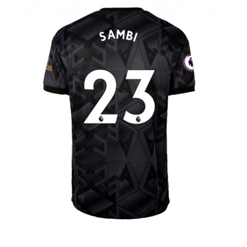 Arsenal Albert Sambi Lokonga #23 Bortedrakt 2022-23 Kortermet Arsenal Albert Sambi Lokonga #23 Bortedrakt 2022-23 Kortermet